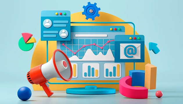 Visual marketing on websites and digital advertising